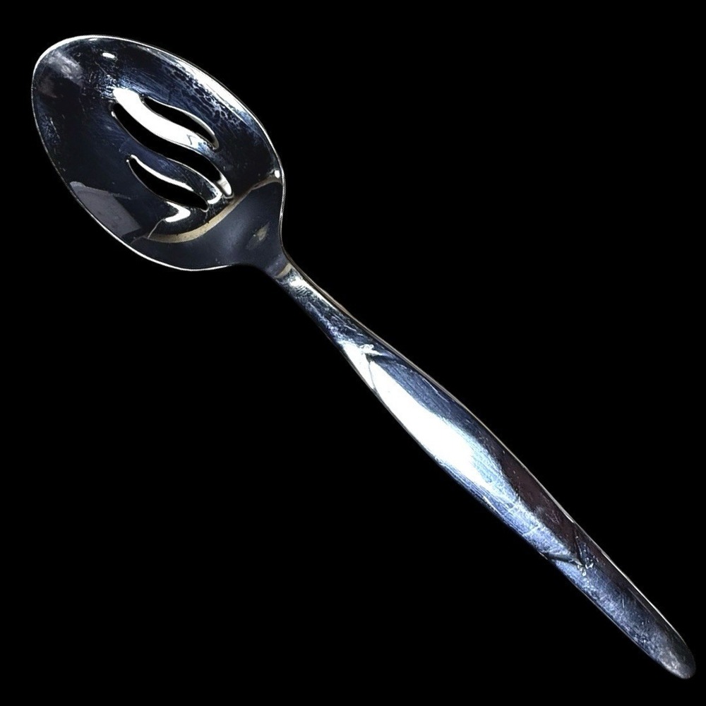CUTCO CUE2 Slotted Spoon Glossy Stainless Steel USA